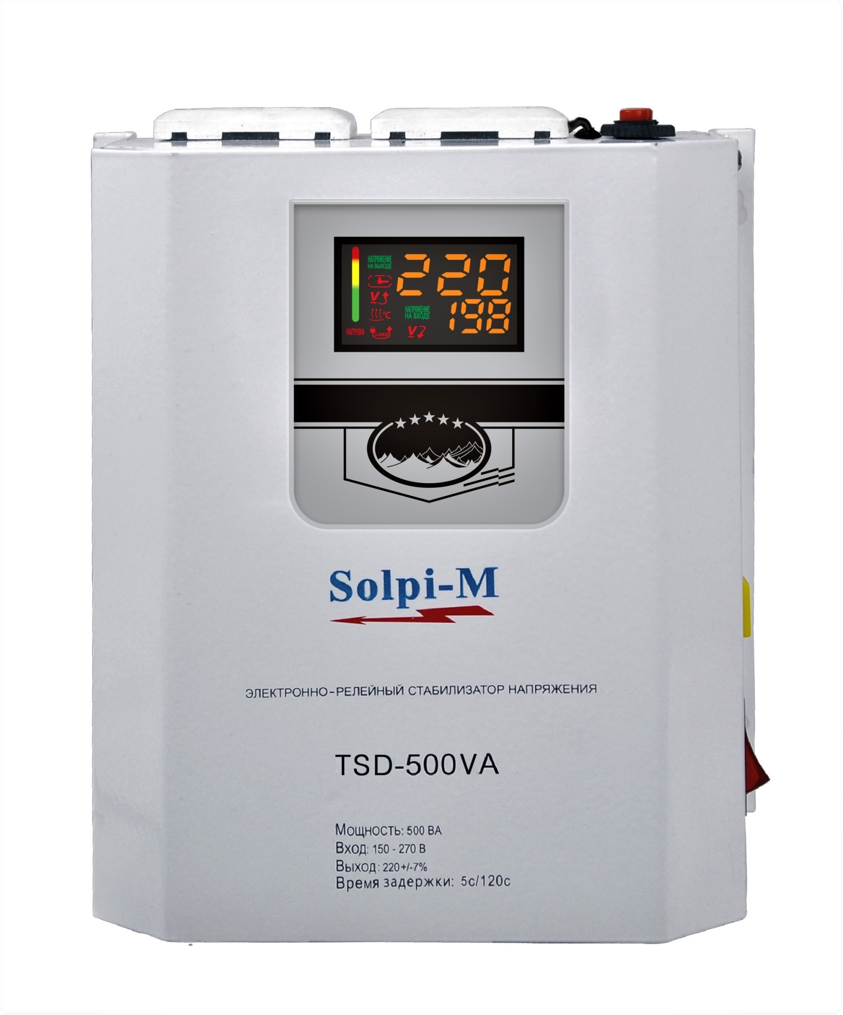 Стабилизатор напряжения SOLPI-M TSD-500ВА 500 Вт