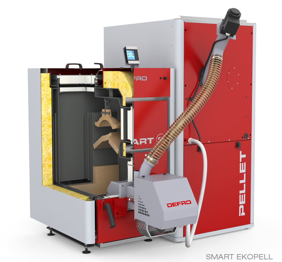 Котел пеллетный DEFRO SMART EkoPELL 38
