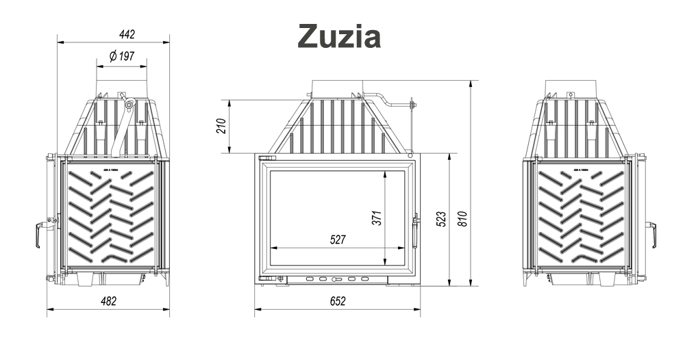 Топка Kratki ZUZIA/PF