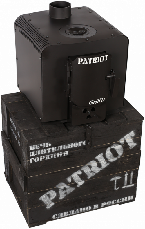 Печь отопительная Grill'D PATRIOT (PARTIZAN) black 200
