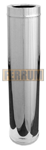 Сэндвич FERRUM 1м (430/0,8мм + нерж.) Ф120х200